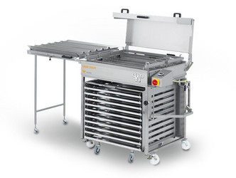 Deep fryer L2000 D Mit Vomumen-Dampfdeckel für größeres Gebäckvolumen