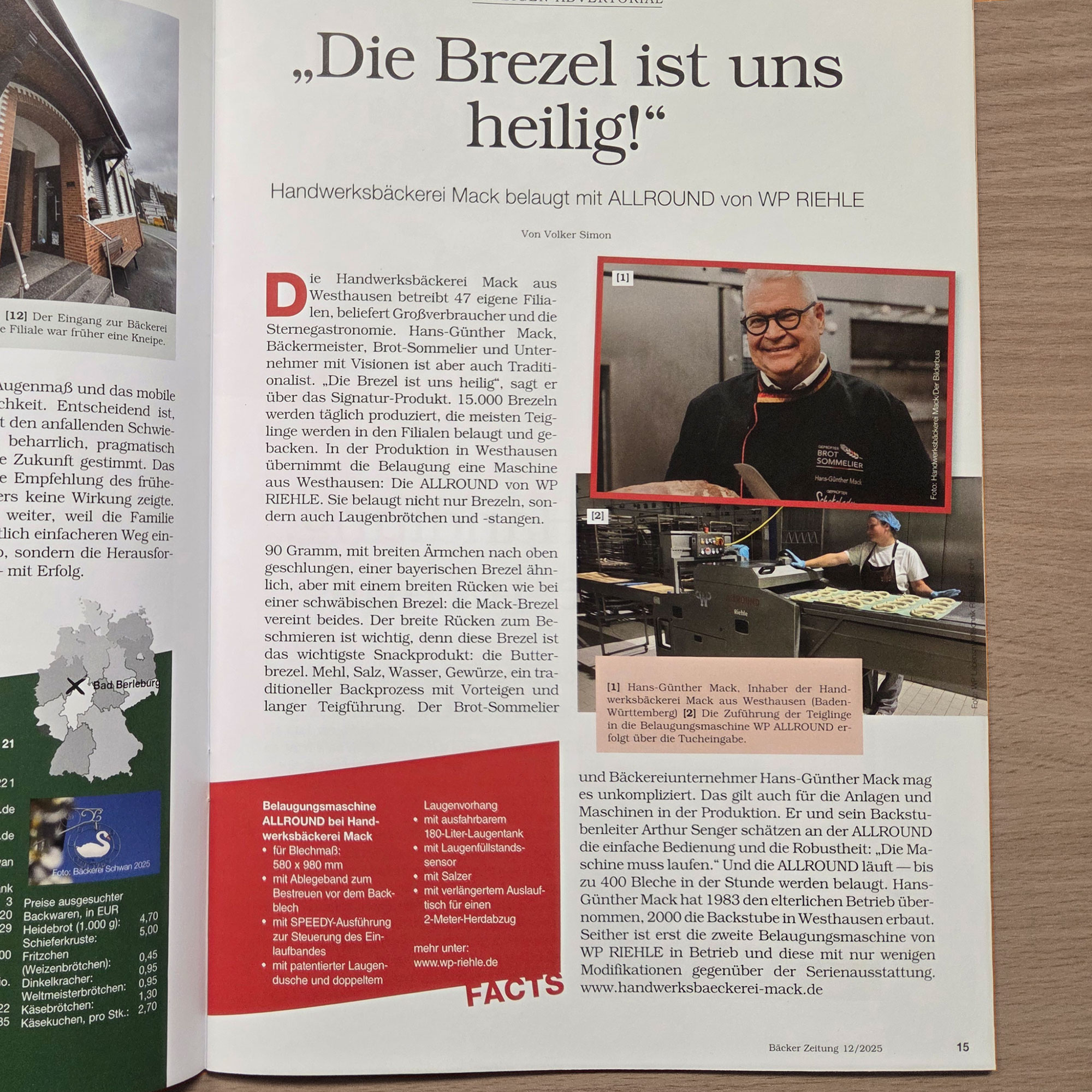 Belaugungsmaschine Allround für die besten Brezeln Belaugungsmaschine Allround für die besten Brezeln